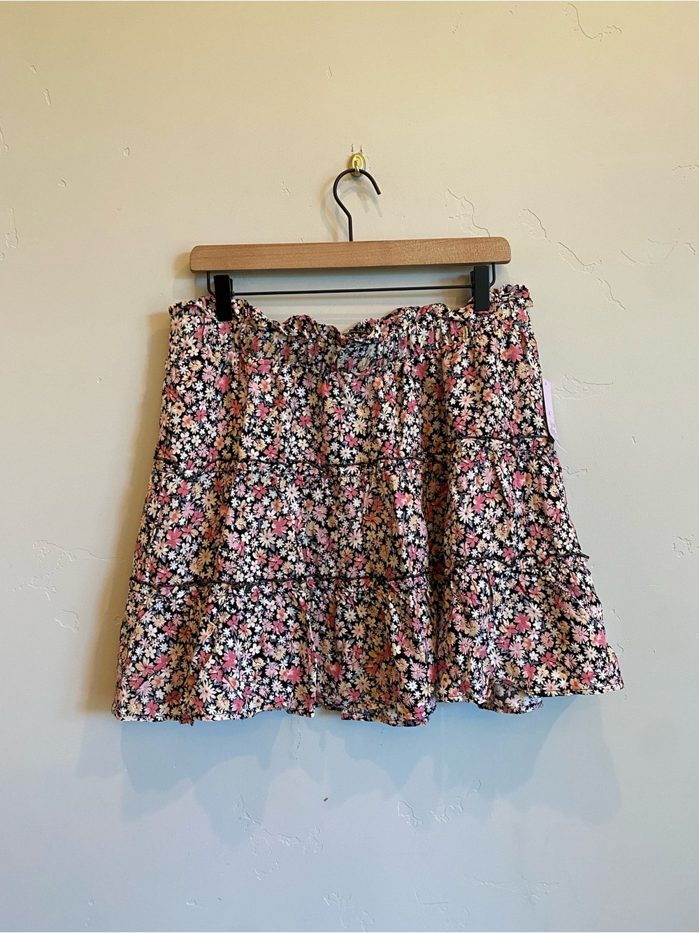 WILD FABLE Target Floral Flowy Ruffle Skirt